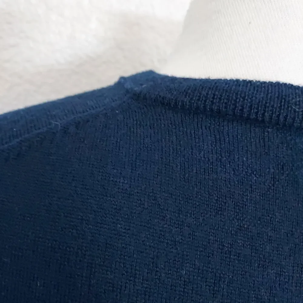 UNTUCKit Blue Merino Wool Sweater Size Small - Picture 9 of 10